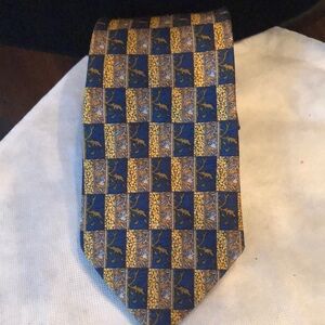 👔Bolgheri Silk classic print tie